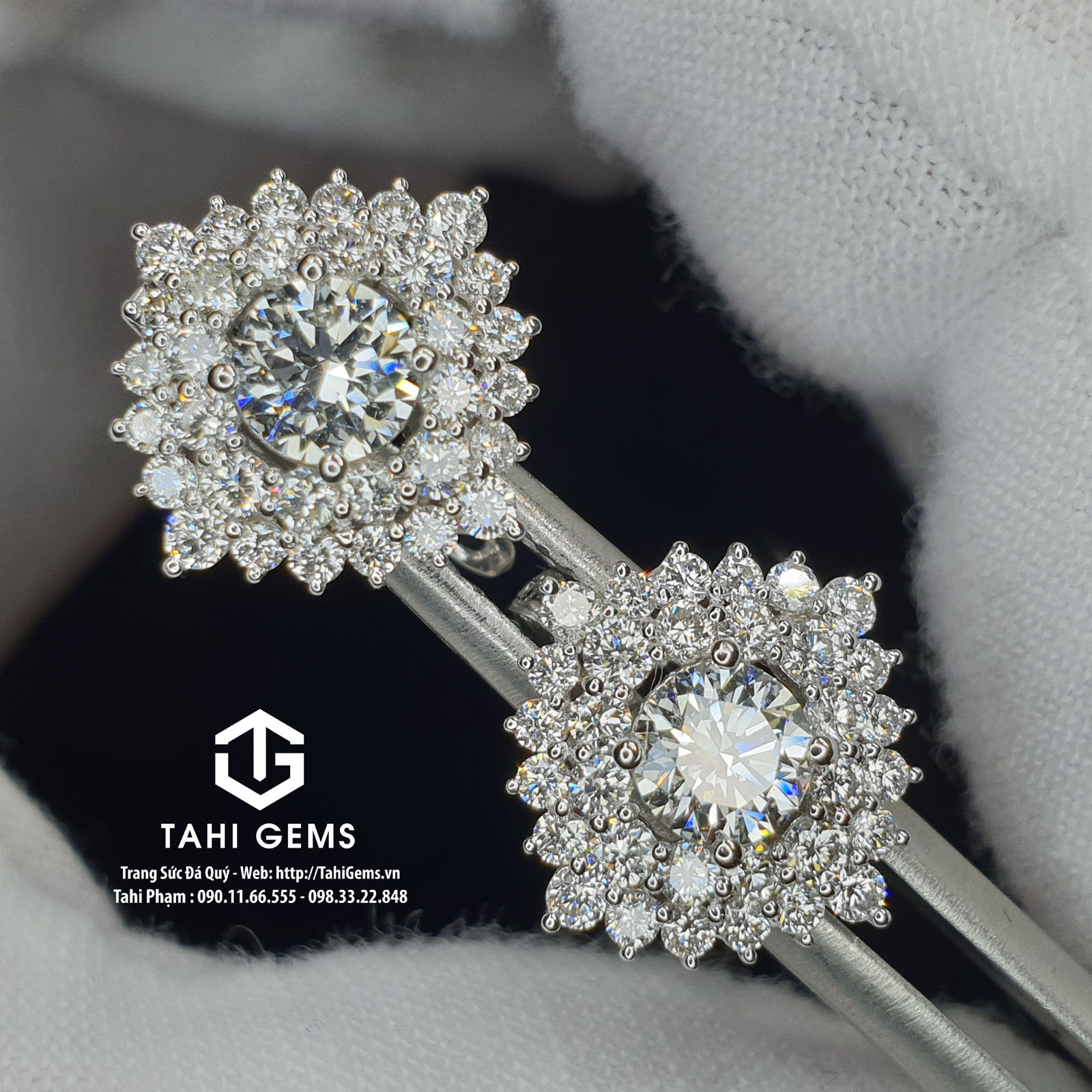 Top 5 mẫu hoa tai kim cương đắt nhất- đẹp nhất do Tahigems sản xuất