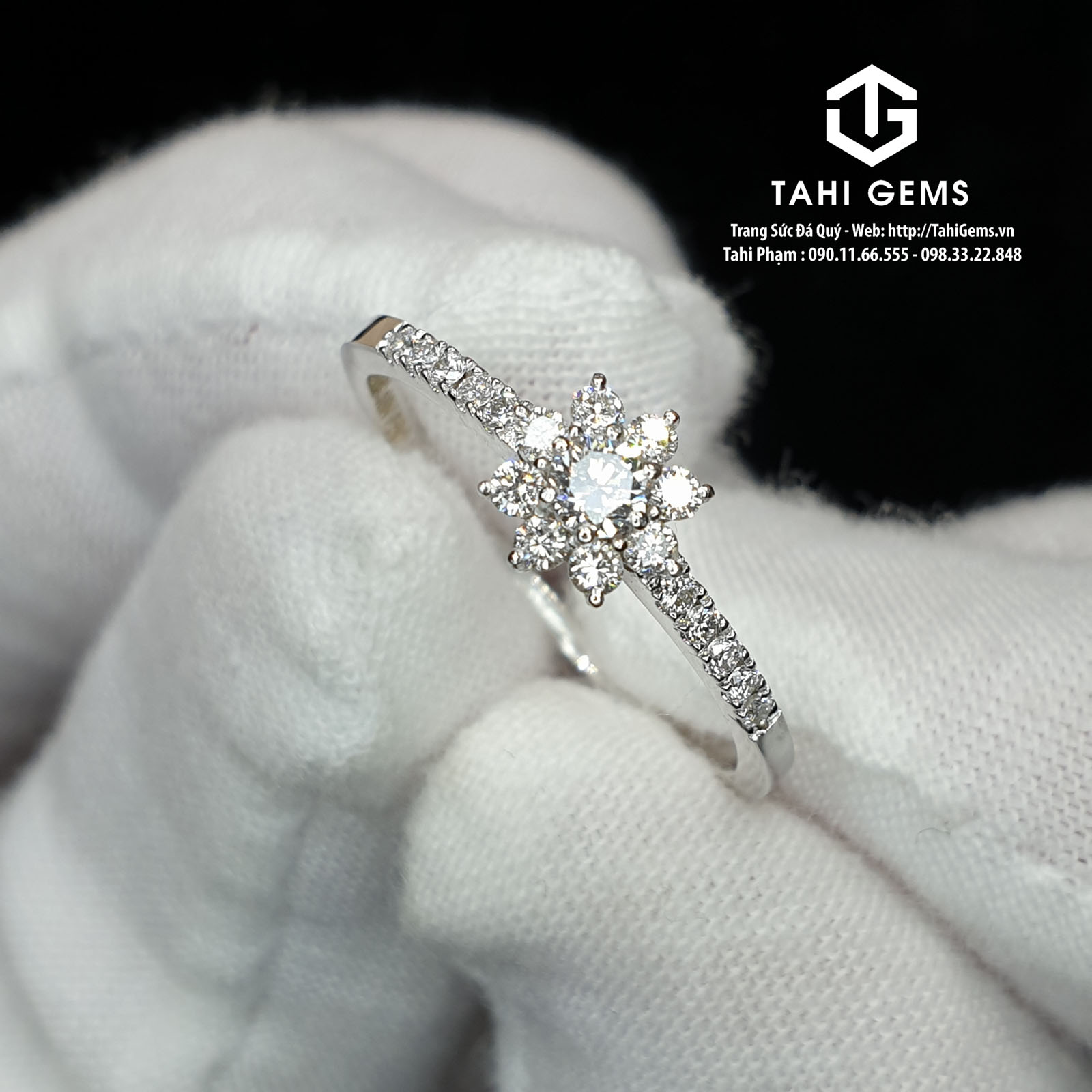 Tổng hợp mẫu nhẫn kim cương dưới 20 triệu do Tahigems sản xuất
