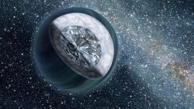 Sự hình thành kim cương từ ngoài vũ trụ