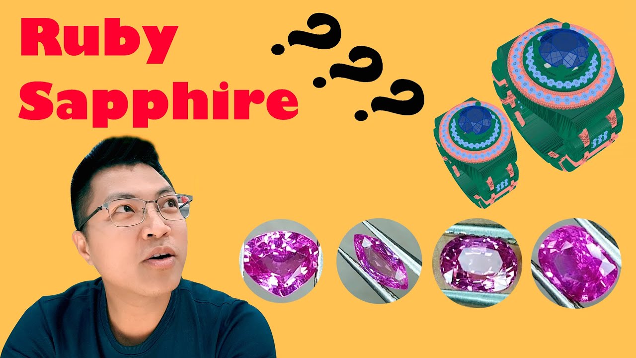 Ruby và Sapphire đẳng cấp cùng thiết kế cặp nhẫn Rolex cùng TahiGems